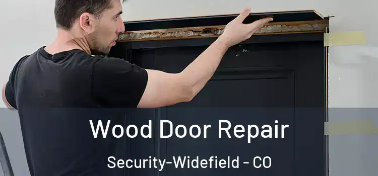  Wood Door Repair Security-Widefield - CO